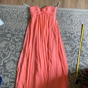 David’s Bridal Strapless Gown